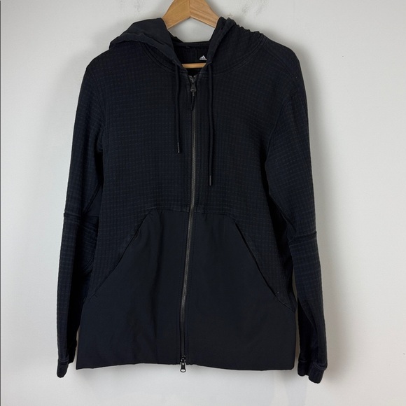 Adidas X Reigning Champ Black Textured Jacket Size Large - Picture 1 of 6